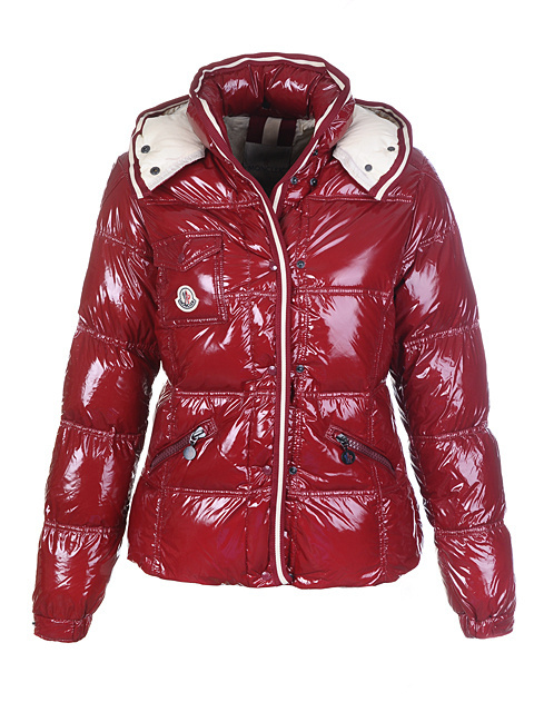 Doudoune Moncler Quincy Femme Rouge
